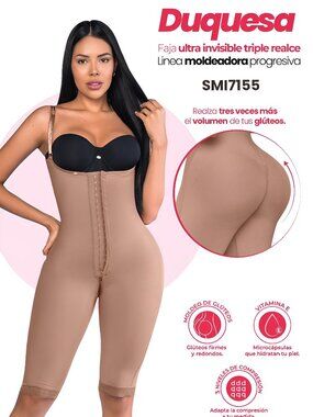 Colombian Stagmi SMI7155 Long Girdle Best Shaper BodySuit Fajas NEW Large $160!